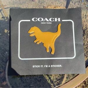 NWT Coach Rexy Sticker 24050